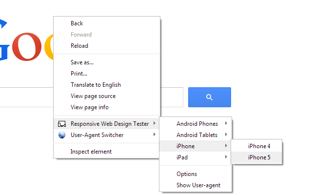 Responsive Web Design Tester Chrome插件图片