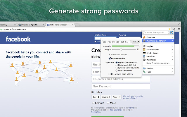 1Password Beta Chrome插件图片