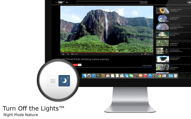 Turn Off the Lights - 关灯看视频 Chrome插件图片