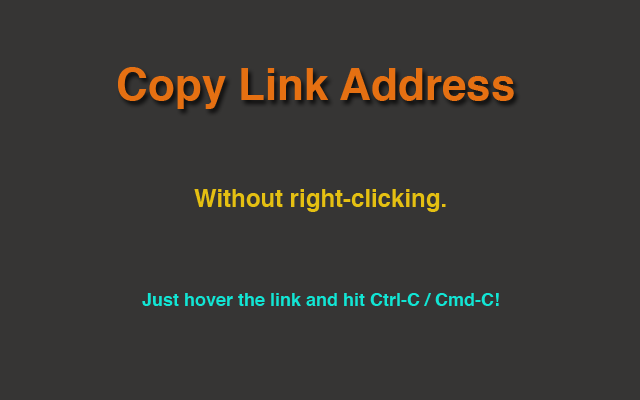 复制链接地址插件：Copy Link Address Chrome插件图片