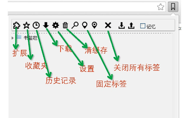 简单书签插件图片