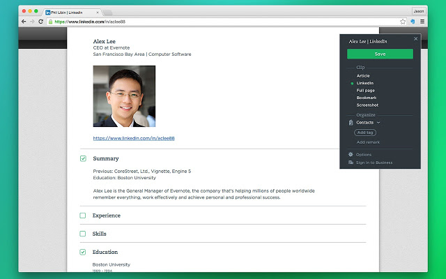 Evernote Web Clipper - 印象笔记剪藏浏览器插件插件图片