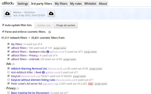 uBlock Origin - 浏览器广告拦截扩展插件插件图片
