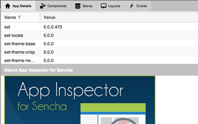 App Inspector for Sencha™ Chrome插件图片