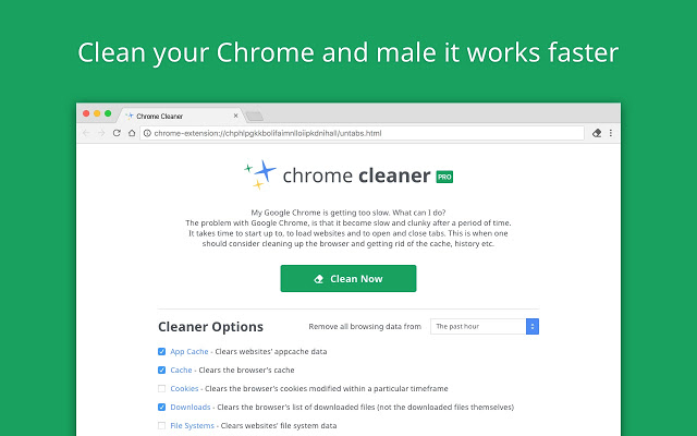 Chrome Cleaner Pro - 浏览器清理插件图片