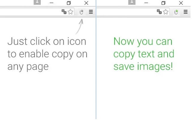 Enable Right Click and Copy Chrome插件图片