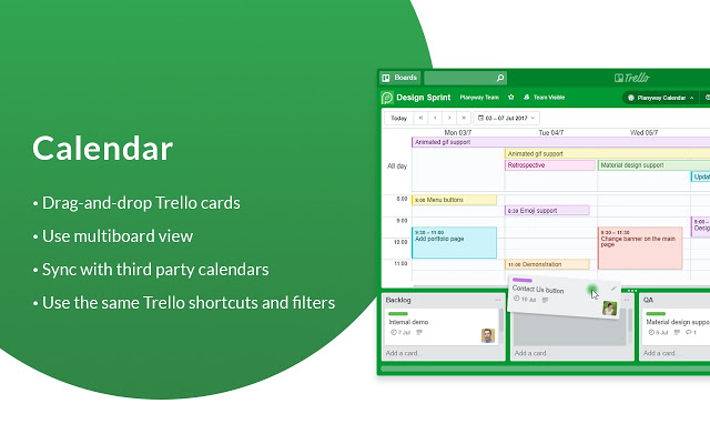 Planyway: Calendar and Timeline for Trello Chrome插件图片