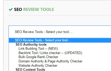 SEO Review Tools for Chrome! Chrome插件LOGO图片