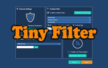 Tiny WebFilter: Anti-Porn & Block Adult Sites
