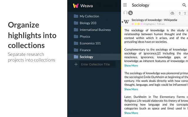 Weava Highlighter - PDF & Web Chrome插件图片