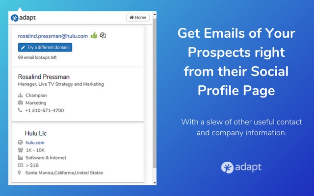 Adapt Prospector - Find Emails On Websites v2.0.48插件图片