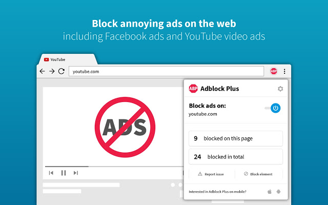 Adblock Plus - 免费广告拦截程序 v3.4.3插件图片