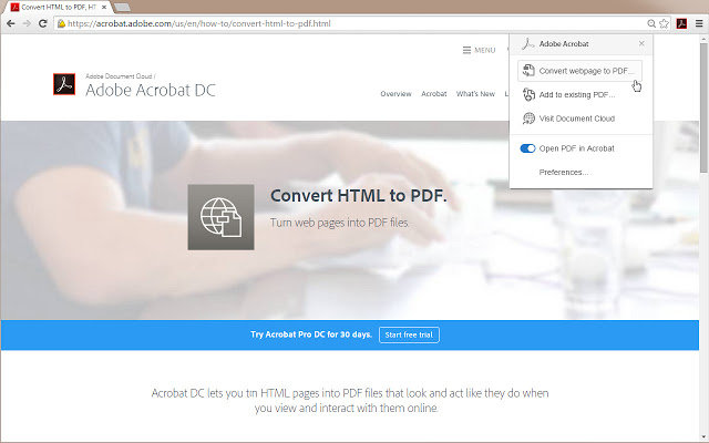 Adobe Acrobat v15.1.0.6 Chrome插件图片