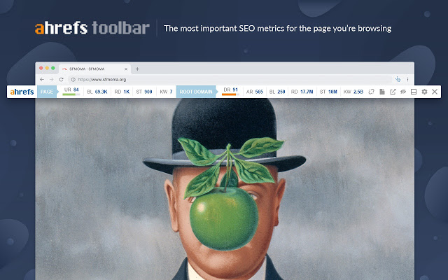 Ahrefs SEO Toolbar v2.2.8 Chrome插件图片