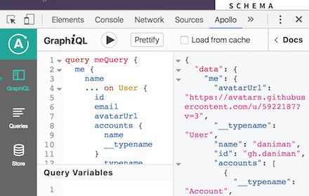Apollo Client Developer Tools v2.1.8