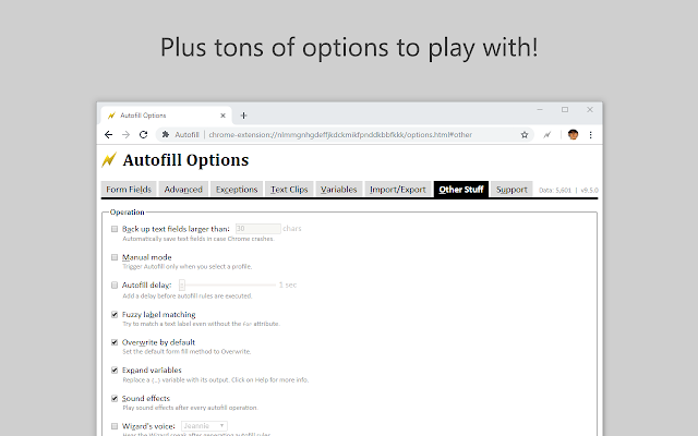 Autofill v9.5.6 Chrome插件图片