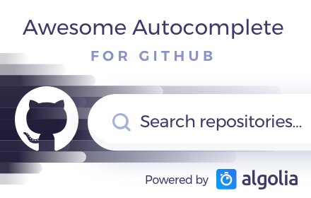 Awesome Autocomplete for GitHub v1.7.0