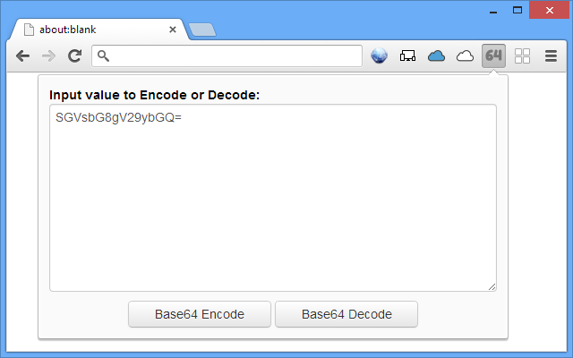Base64 Encode and Decode v1.0.2.0 Chrome插件图片