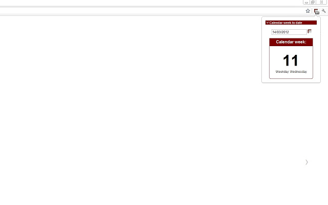 CalendarWeek v1.2 Chrome插件图片