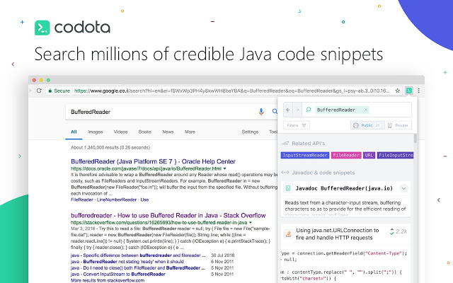 Codota - Java Code Viewer Developer Tool v2.7.4插件图片