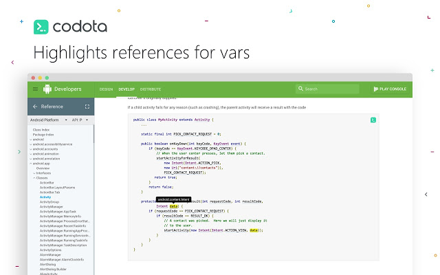 Codota - Java Code Viewer Developer Tool v2.7.4 Chrome插件图片