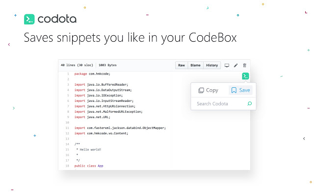 Codota - Java Code Viewer Developer Tool v2.7.4 Chrome插件图片