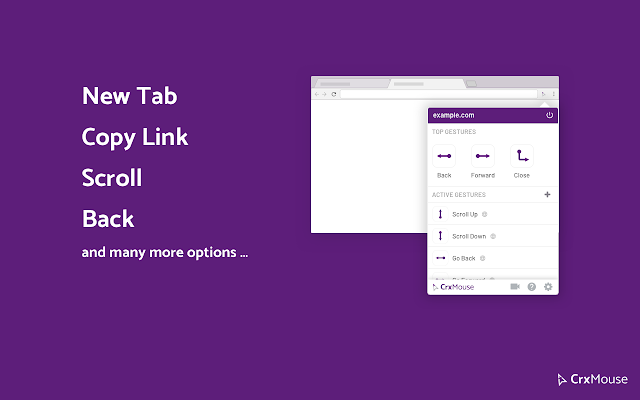 crxMouse Chrome™ 手势 v4.4.0 Chrome插件图片