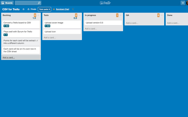 CSV Export for Trello v0.11.0插件图片