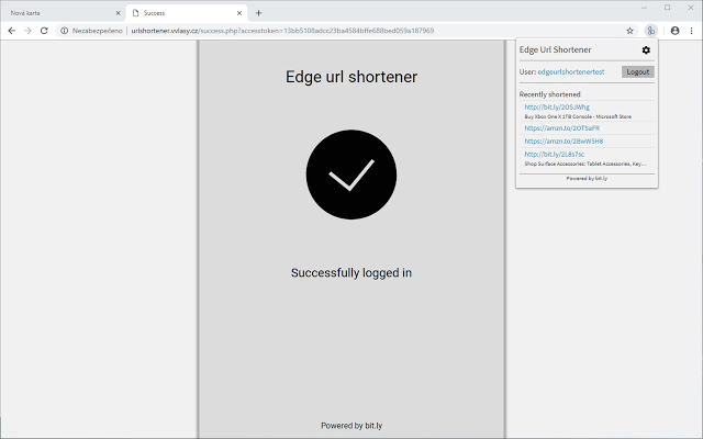 Edge URL Shortener插件图片