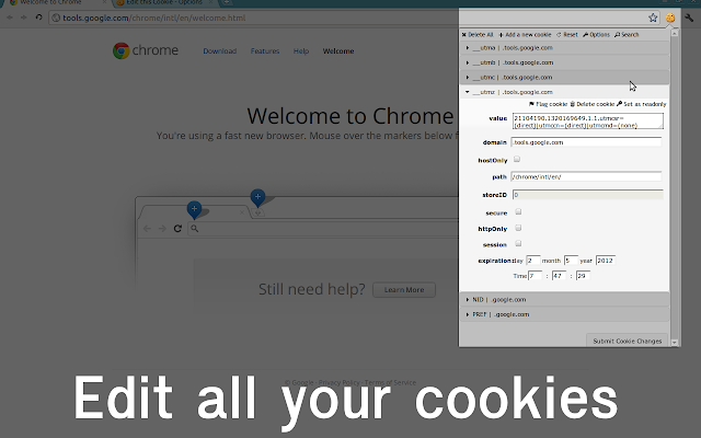 EditThisCookie v1.5.0插件图片