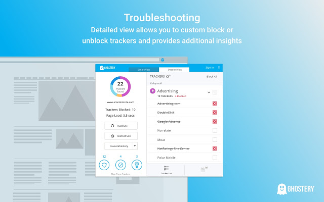 Ghostery – 隐私广告拦截工具 v8.3.1插件图片