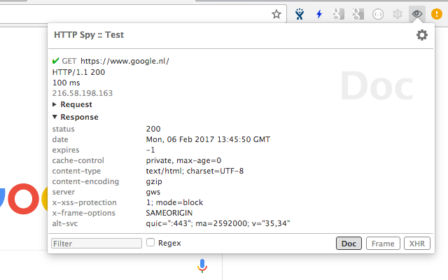 HTTP间谍 v2.0.49 Chrome插件图片