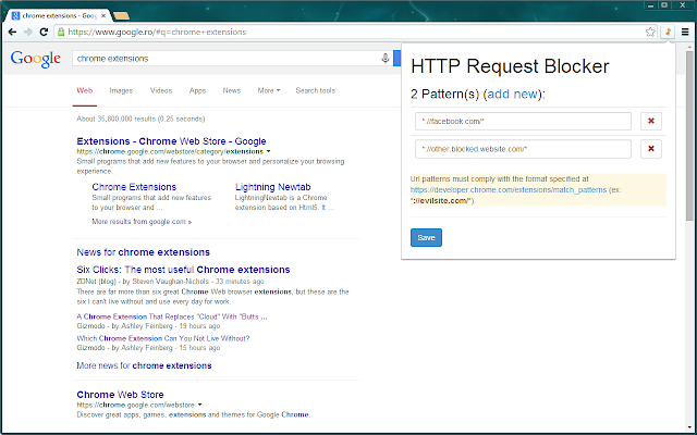 HTTP Request Blocker v1.0.2插件图片