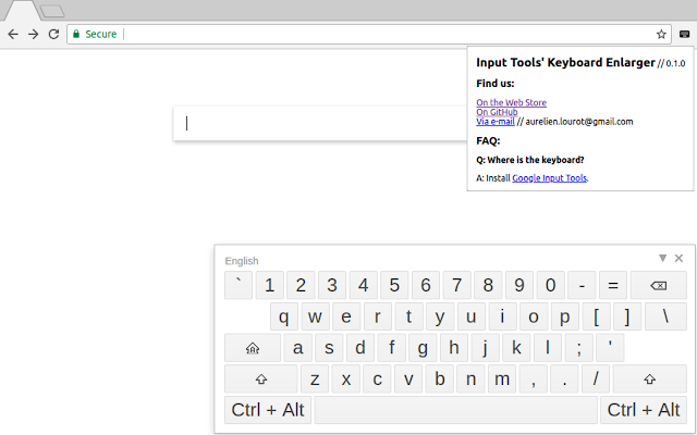 Input Tools‘ Keyboard Enlarger插件图片