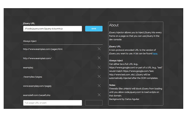 jQuery Injector v1.1.1插件图片