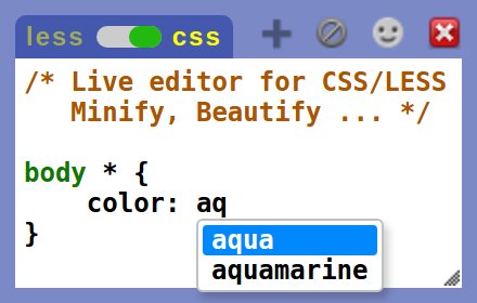 Live editor for CSS, Less & Sass - Magic CSS v7.0.7