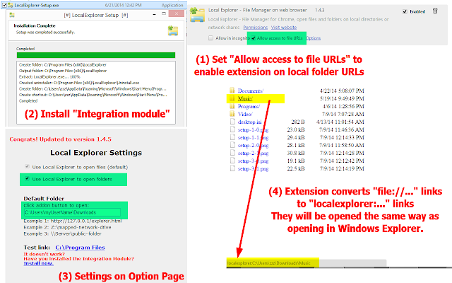 Local Explorer - File Manager on web browser v2016.6.21.0插件图片