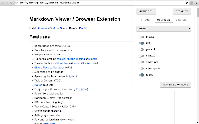 Markdown Viewer v3.6插件图片