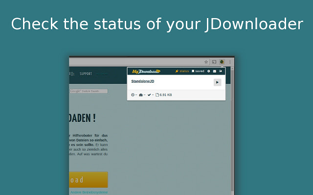 MyJDownloader Browser Extension v3.2.33插件图片