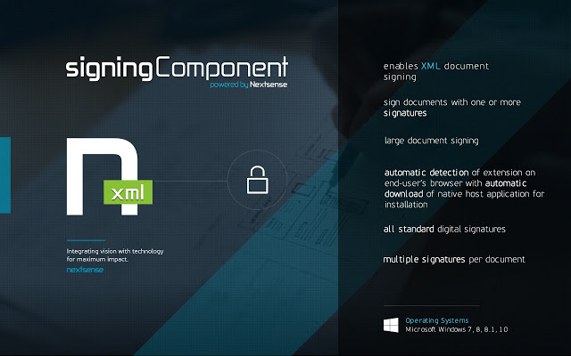 Nextsense XML Signing Component v1.0.1.3插件图片