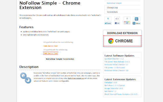 NoFollow Simple v1.3.0插件图片