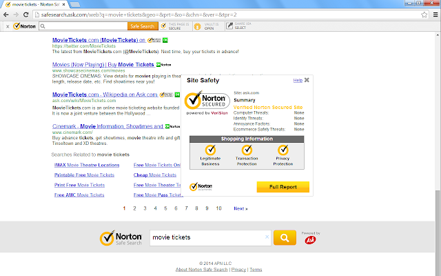 Norton Safe Search as default for Chrome v1.1.2插件图片