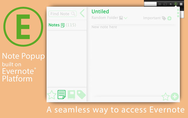 Note Popup on Evernote® Platform v2.3.1插件图片