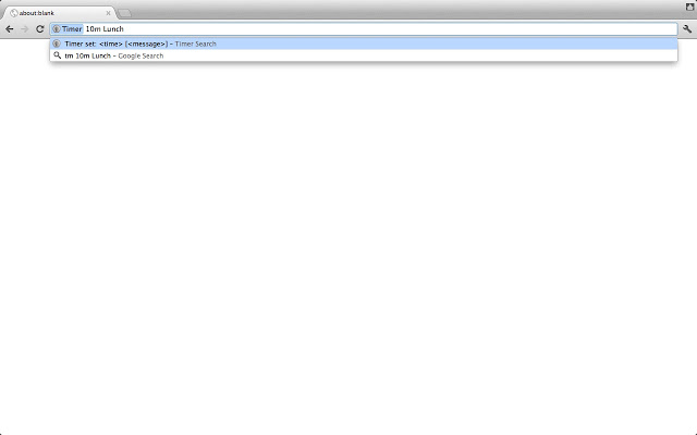 Omnibox Timer v0.5.0 Chrome插件图片