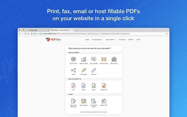 PDF Editor for Chrome:Edit, Fill, Sign, Print v0.4.3插件图片