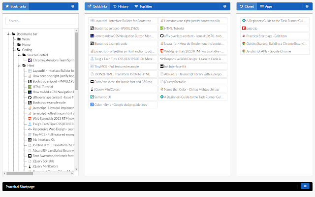 Practical Startpage v2.6.3插件图片