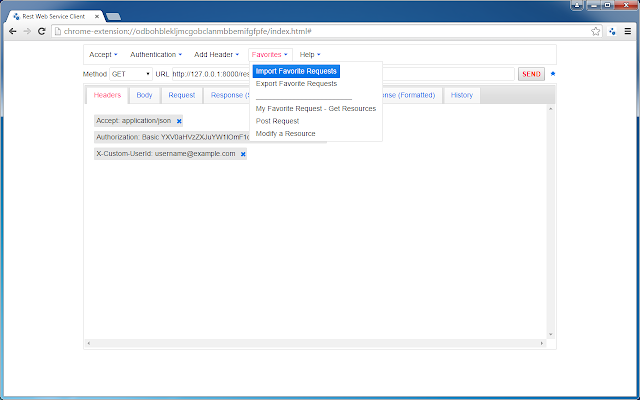 基于REST的Web服务客户端 v5.6.6 Chrome插件图片