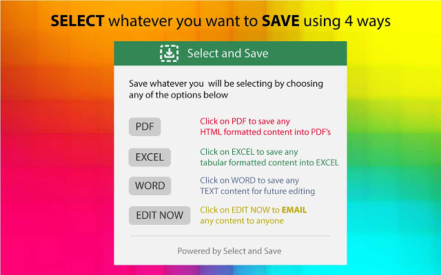 Save Text to PDF, WORD, EXCEL or Send EMAIL v1.8.9插件图片
