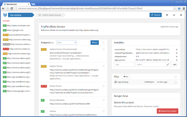 Servistate HTTP Editor & REST API Client v1.6.1 Chrome插件图片