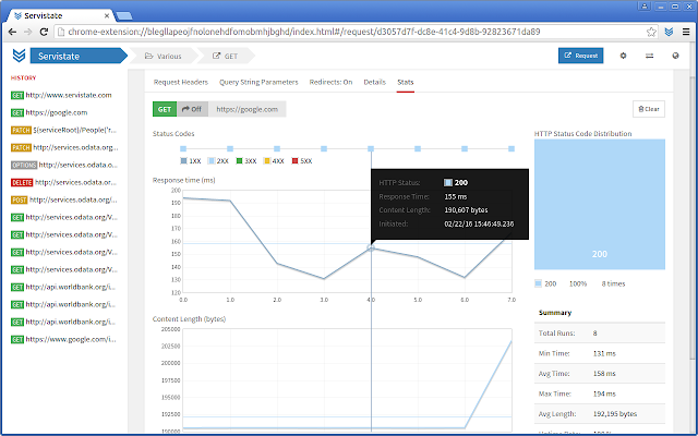 Servistate HTTP Editor & REST API Client v1.6.1 Chrome插件图片